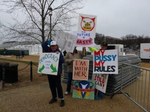 Womens March on Washington protest signs